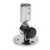 Marine Antenna Base Mount 316 Stainless Steel 180 Degree Adjustable Weather Boat Ratchet Rail Mount for 19mm Diameter Rail view 2