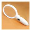 Lab Microscope Accessories 82/100/128mm Large Handheld Illuminating Newspaper Reading Magnifying Glass with LED Lighted Magnifier Hand Loupe(128mm 1.5X 5X) view 2