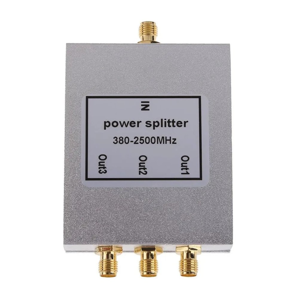 EVPZPLKMGT 3 Way SMA Power Splitter, 380mhz~2500MHz, SMA Female Power Divider, Signal Cable Splitter Female Divider