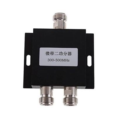 EVPZPLKMGT 2 Way N Power Splitter, Microstrip 300mhz~500MHz, N Female Power Divider, Signal Cable VHF UHF Splitter