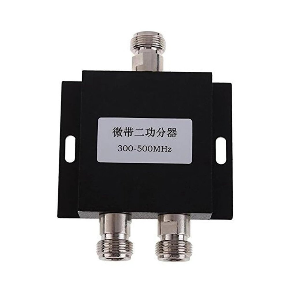 EVPZPLKMGT 2 Way N Power Splitter, Microstrip 300mhz~500MHz, N Female Power Divider, Signal Cable VHF UHF Splitter