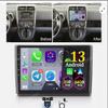 10" Android 14 Car Stereo Radio Compatible for Element 2003-2006 4+64GB Double Din with Wireless CarPlay & Android Auto Car Radio Audio Receiver with Bluetooth/GPS Navi WiFi+AHD Backup Camera+MIC view 2