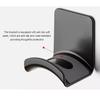 BLLNDX 2PCS No Punch Headset Holder Wall Mount Headband Holder Hook Dormitory Wall Mount Paste Hanging Headphone Holder Under Desk Bluetooth Headset Storage Hook Gaming Headphone Hanging view 3