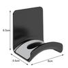 BLLNDX 2PCS No Punch Headset Holder Wall Mount Headband Holder Hook Dormitory Wall Mount Paste Hanging Headphone Holder Under Desk Bluetooth Headset Storage Hook Gaming Headphone Hanging view 4