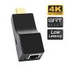 DDMALL 4K HDMI Video Decoder, H.265 H.264 SRT Decoder for Decoding IP Stream, 2160p60 Input Output, Low Latency, HDD-20E view 2