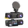 32GB 1080P HD Dash Cam for Cars,Front and Rear Dash Camera with Interior Lens,Night Vision,G-Sensor,Loop Recording,Wide Angle Car Camera for Ultimate Driving Safety view 1