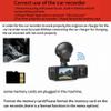 32GB 1080P HD Dash Cam for Cars,Front and Rear Dash Camera with Interior Lens,Night Vision,G-Sensor,Loop Recording,Wide Angle Car Camera for Ultimate Driving Safety view 3