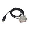 DUYHGS FT232RL CHIP USB to D-SUB 25 PIN DB25 Male Converter RS232 Serial Programming Cable Fit for Mori MAZAK CNC(3m) view 2