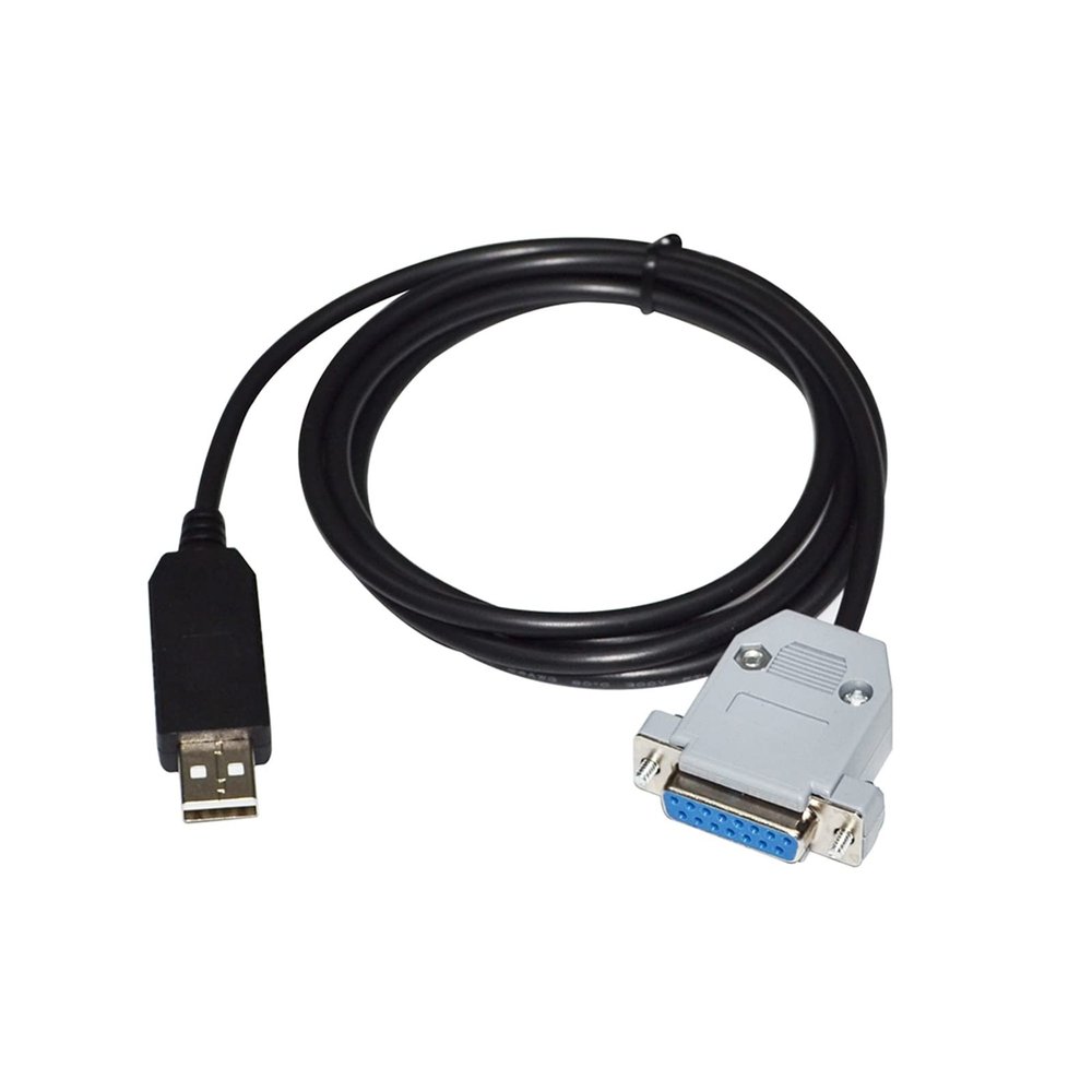 DUYHGS FT232RL CHIP USB to RS485 D-SUB 15-PIN DB15 Female Adapter Communication Cable Fit for Mass Flow Meters SLA5800 Series(1.8M)
