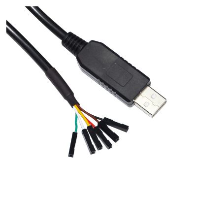 DUYHGS FT232RL USB UART TTL 5V 3V3 to 6PIN 0.1" Pitch Jumper Download Cable TTL-232R-5V VCC GND TXD RXD CTS RTS(5M,TTL 5V 1X1 6P)