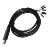 DUYHGS FT232RL USB UART TTL 5V 3V3 to 6PIN 0.1" Pitch Jumper Download Cable TTL-232R-5V VCC GND TXD RXD CTS RTS(5M,TTL 5V 1X1 6P) view 2