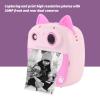Cute Selfie Instant Print Camera with 20MP Dual Lens, 2 Inch Screen, 3 Rolls Print Paper for Boys Girls (P Ink) view 4