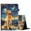 Case for 6" Kindle Paperwhite 5th/6th/7th/10th Gen e-Reader (2012-2018 Release) - PU Leather Sleeve Cover with Auto Sleep/Wake for Kindle Paperwhite 4/3/2/1 6", Golden Retriever view 1