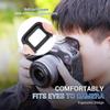 ER-H Soft Eyecup Eyepiece Viewfinder Cover & RS-80N3 Remote Control Shutter Release Cord for Canon EOS R3 Mirrorless Camera view 3