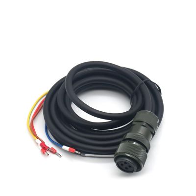 DUYHGS High Power Servo Motor Power Cable Encoder Cable MR-PWCNS4-2.8M 5M Fit for Mits~bishi J3 J4 JE Serial 1KW 1.5KW 2KW(Power Cable-02)