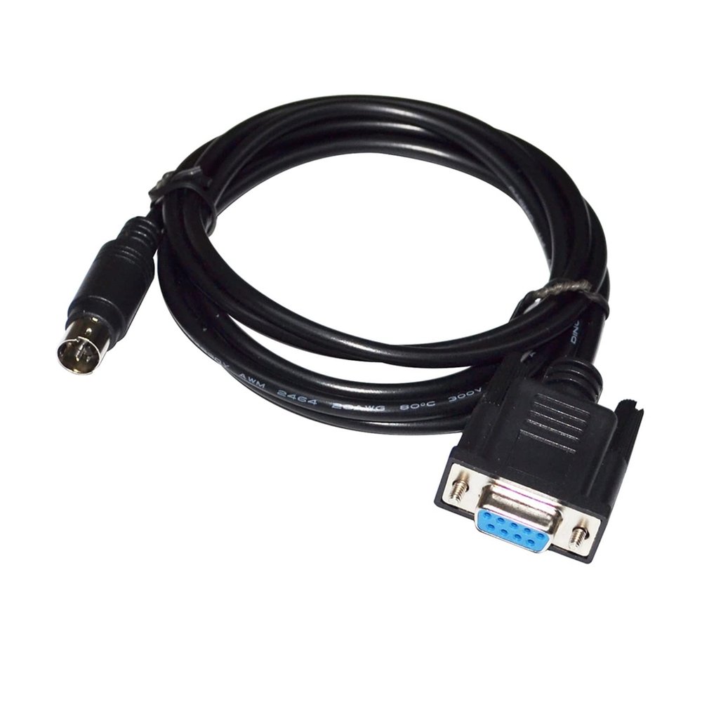 DUYHGS RS232 D-SUB 9P DB9 to M~ni DIN 5PIN MD5 Converter PLC Programming Cable Fit for PC to MATSUSHITA GT11 Touch Screen PLC Control KABLE(5M)