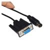 DUYHGS RS232 D-SUB 9P DB9 to M~ni DIN 5PIN MD5 Converter PLC Programming Cable Fit for PC to MATSUSHITA GT11 Touch Screen PLC Control KABLE(5M) view 3