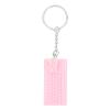 KESYOO Mini Keyboard and Mouse Keychain in Zinc Alloy Resin Pink view 1