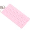 KESYOO Mini Keyboard and Mouse Keychain in Zinc Alloy Resin Pink view 3