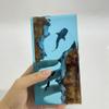 Diver Humpback Whale Table Night Light Lamp Epoxy Resin Wood Craft with LED Lights USB Rechargeable Special Gifts for Home Use (6 * 4 inch) view 4