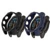 2 Pack Cases for Garmin Tactix 8 AMOLED 47mm 51mm, Flexible TPU Screen Protector Case Scratch-Resistant Cover Protective Case (Black/Blue, Garmin Tactix 8 AMOLED 47mm) view 1