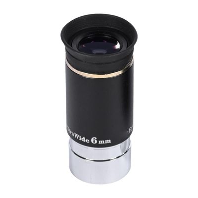 1.25" 66 Degree Ultra Wide Angle 6mm 9mm 15m 20mm for Astronomical Telescope Monocular Eyepiece(6mm)