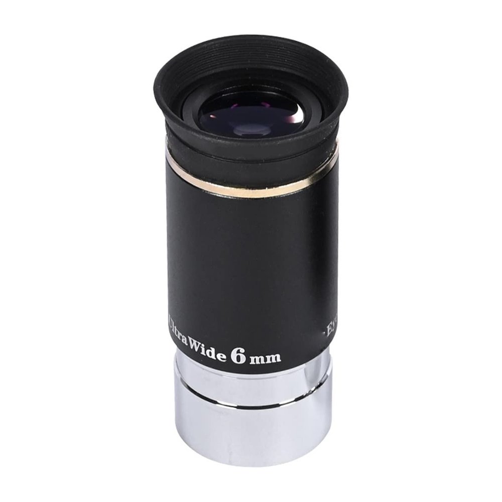 1.25" 66 Degree Ultra Wide Angle 6mm 9mm 15m 20mm for Astronomical Telescope Monocular Eyepiece(6mm)