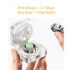 Smart Ring Fitness Tracker - Heart Rate & Blood Oxygen Monitor, Sleep & Activity Tracking, Gesture Control, IP68 Waterproof, Rechargeable Charging Case, No Subscription, for iOS & Android(Black 11) view 3