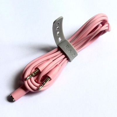 3.5MM Audio Cable PC to Headphones Adaptor Splitter for Razer Kraken X/BlackShark V2 Pro/Nari/Cloud II/Cloud Alpha/Flight/Silver/Logitech G Pro,G Pro X,G633,G933,G433 Headset (Pink)