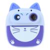 20MP HD Dual Lens Selfie Cute Cameras with 3 Rolls Print Paper, 2 Inch Screen Compact Travel Camera for Boys Girls, Ideal for Recording Kids Joy and Fun (Blue) view 1
