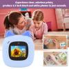20MP HD Dual Lens Selfie Cute Cameras with 3 Rolls Print Paper, 2 Inch Screen Compact Travel Camera for Boys Girls, Ideal for Recording Kids Joy and Fun (Blue) view 3