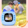20MP HD Dual Lens Selfie Cute Cameras with 3 Rolls Print Paper, 2 Inch Screen Compact Travel Camera for Boys Girls, Ideal for Recording Kids Joy and Fun (Blue) view 4