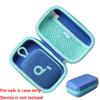Anleo Hard Travel Case for Soundcore Select 4 Go Bluetooth Shower Speaker (Blue+Green Zipper) view 2