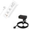 10Ft Desk Clamp Power Strip(1700 Joules), Recessed Power Strip with 6 Outlets 5 USB Ports (3 USB C) view 1