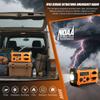Hand Crank Emergency Radio, 10000mAh Weather Radio with AM/FM/NOAA, Solar Prower, SOS Alarm, Phone Charging, LED Flashlight, Portable Survival Gear for Outdoor & Home Emergencies Kits, Orange view 3