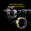 Smart Ring Fitness Tracker - Heart Rate & Blood Oxygen Monitor, Sleep & Activity Tracking, Gesture Control, IP68 Waterproof, Rechargeable Charging Case, No Subscription, for iOS & Android(Black 10) view 4