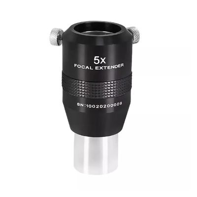 1.25Inches Apochromatic 5X Lens Metal Focal Extender Lens Teleconverter Telescope Accessory 2 Groups 4 Pieces