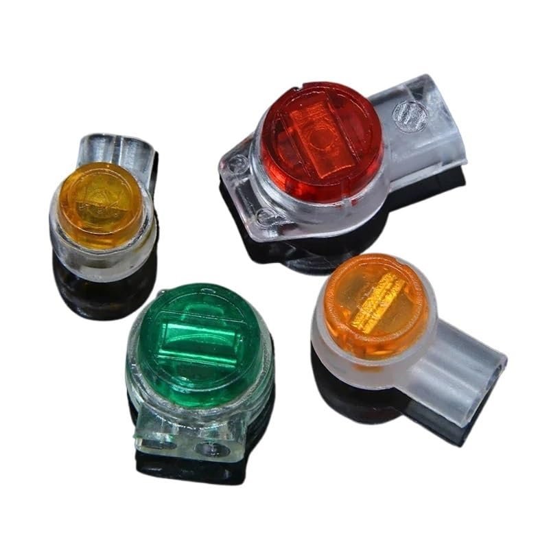 30/50/100pcs UY Wiring Sub Network Cable Wiring Sub K1 K2 K3 Connector Waterproof Wiring Network Cable Telephone Line Terminal(K3,100pcs)