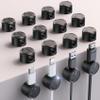 16Pack Cord Organizer, Chfeila [360Rotating Twist-Lock] Magnetic Cable Management Clips, Adhesive Phone Charging Keeper Wire Cord Holder for Nightstand/Car/Wall, Office Desk Accessories Decor (Black) view 1