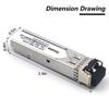 10 Pack 1.25G Multimode SFP LC Module, 1000Base-SX Gigabit Fiber Transceiver, 850nm MMF, 550m, for Router, Network Card, Switch, Firewall etc view 2
