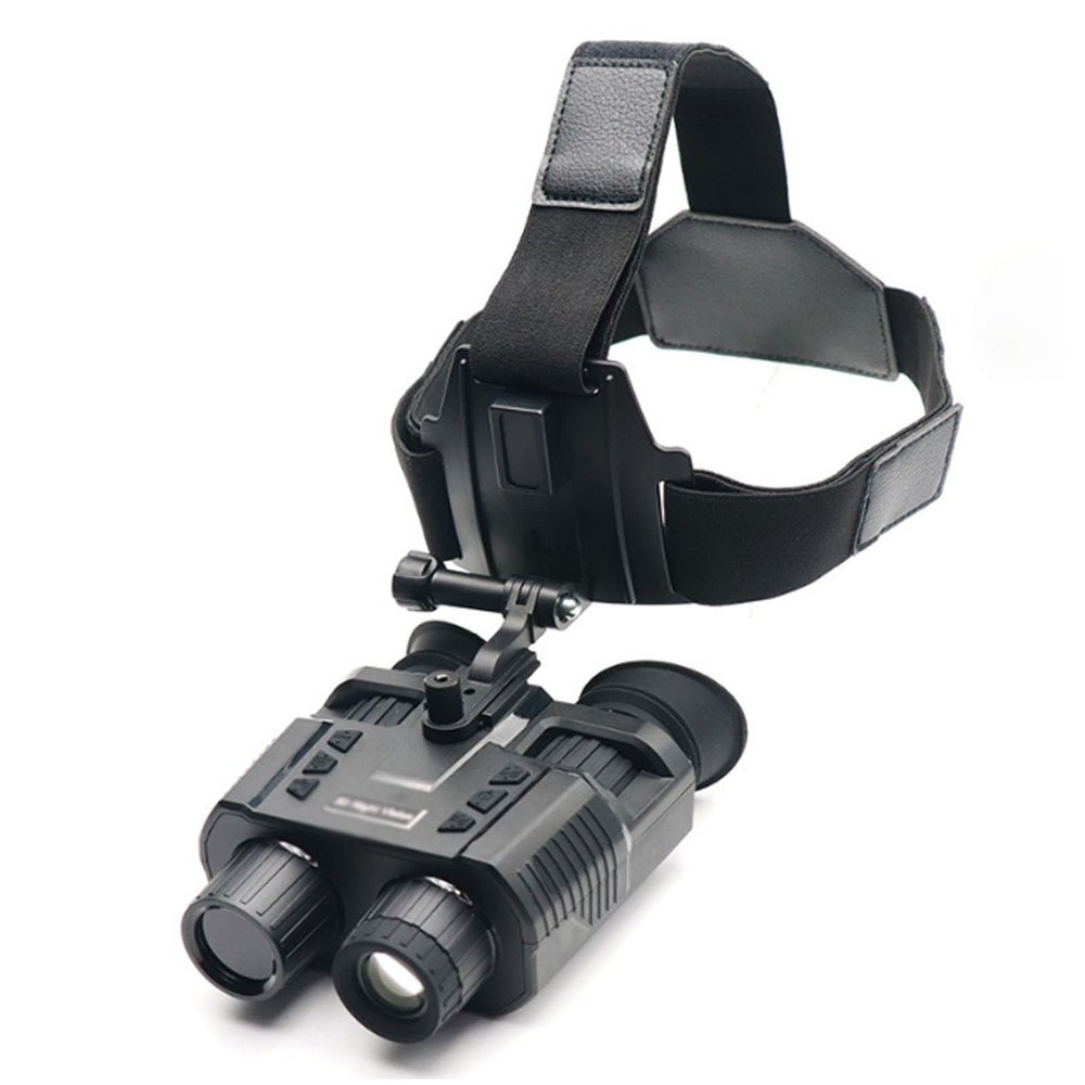 3D 4K Infrared Night Vision Goggles with 32GB Memory Card Waterproof and Dustproof Design Ideal for Outdoor Adventures(Black,15 * 12 * 6cm)
