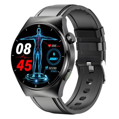 Advanced Men's Smartwatch with Fitness Features, Bt Calls, Heart Rate & Bp Monitoring, Durable Black Design