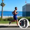 Advanced Men's Smartwatch with Fitness Features, Bt Calls, Heart Rate & Bp Monitoring, Durable Black Design view 2