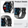 Advanced Men's Smartwatch with Fitness Features, Bt Calls, Heart Rate & Bp Monitoring, Durable Black Design view 3
