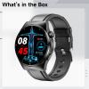 Advanced Men's Smartwatch with Fitness Features, Bt Calls, Heart Rate & Bp Monitoring, Durable Black Design view 4