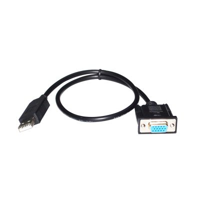 FT232RL CHIP USB to VGA 15-PIN Female Adapter RS422 Serial Program Communication Cable Fit for CTB SERVO Driver T4 Port KABLE(3M)
