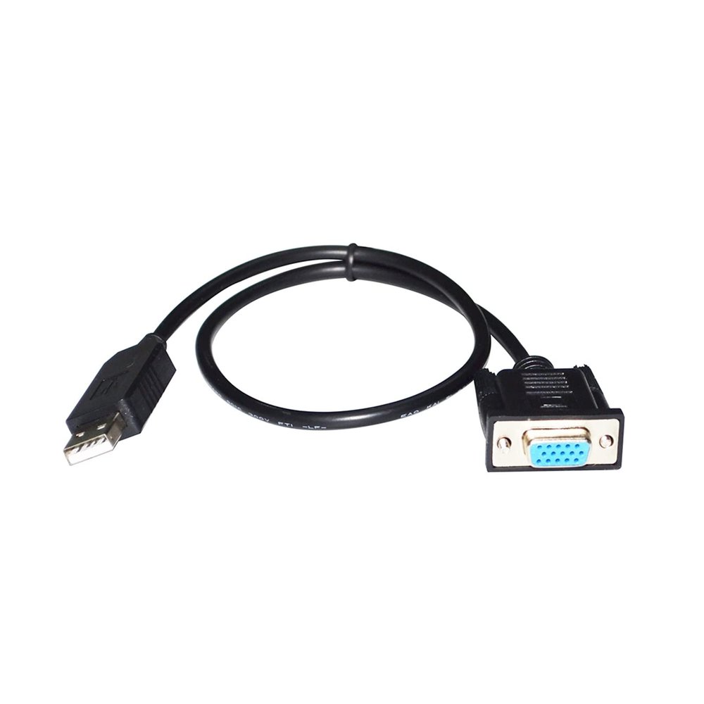 FT232RL CHIP USB to VGA 15-PIN Female Adapter RS422 Serial Program Communication Cable Fit for CTB SERVO Driver T4 Port KABLE(3M)