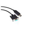 FT232RL CHIP USB to VGA 15-PIN Female Adapter RS422 Serial Program Communication Cable Fit for CTB SERVO Driver T4 Port KABLE(3M) view 3