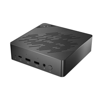 MINIX EU512-AI Mini PC Intel Core Ultra 5 125H 16GB DDR5/512GB SSD 8K Quad Output/Thunderbolt 4/Whisper-Quiet Office Design/AI Boost NPU/Dual 2.5G/Wi-Fi 6E Windows 11 Pro Home & Business Computer