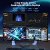 MINIX EU512-AI Mini PC Intel Core Ultra 5 125H 16GB DDR5/512GB SSD 8K Quad Output/Thunderbolt 4/Whisper-Quiet Office Design/AI Boost NPU/Dual 2.5G/Wi-Fi 6E Windows 11 Pro Home & Business Computer view 4